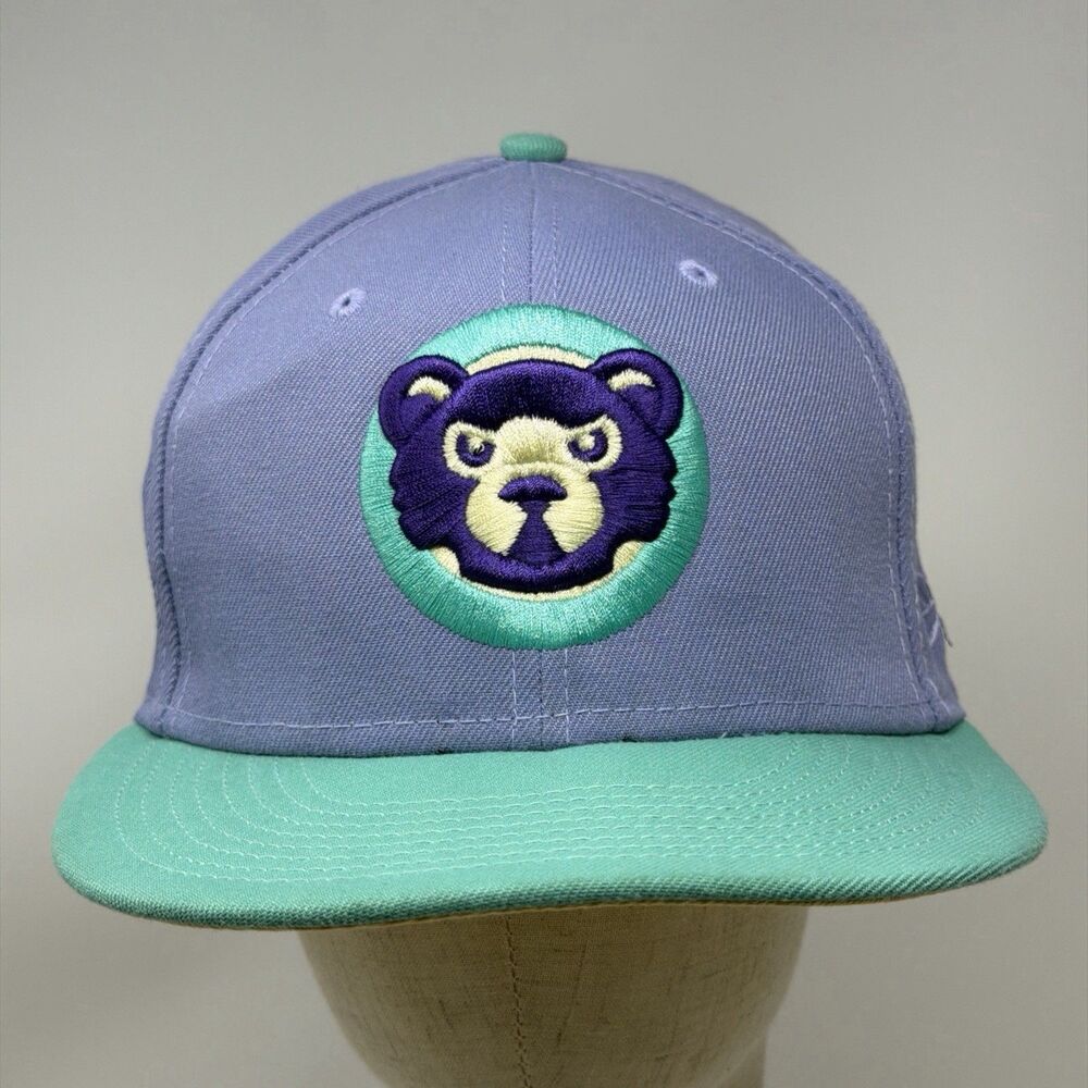 Chicago Cubs New Era 59FIFTY Fitted Hat 7 5/8 Wrigley 2016 Lavender